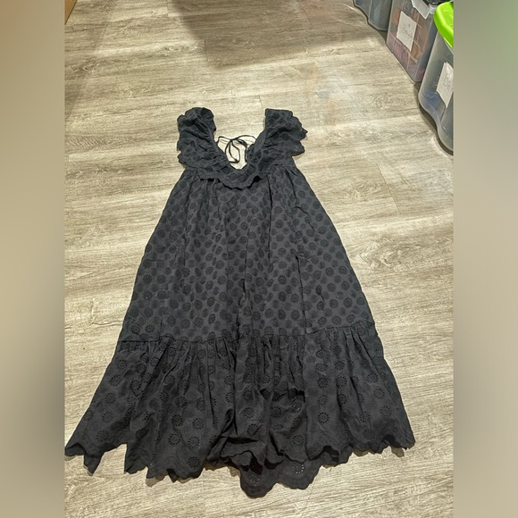 Tularosa James Midi Dress In Black Size Medium - Picture 4 of 7